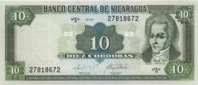 Nicaragua P.188 10 Cordobas 1999 (1) 