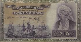 Niederlande / Netherlands P.054 20 Gulden 1941 (2) 