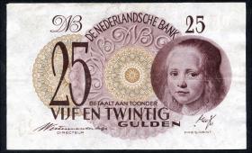 Niederlande / Netherlands P.077 25 Gulden 1945 (3) 