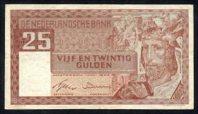 Niederlande / Netherlands P.084 25 Gulden 1949 (3) 