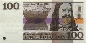 Niederlande / Netherlands P.093 100 Gulden 1970 (2+) 