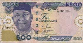 Nigeria P.30a 500 Naira 2002 (1) 