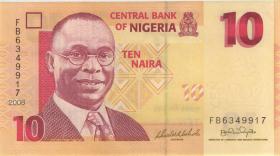 Nigeria P.33c 10 Naira 2008 (1) 