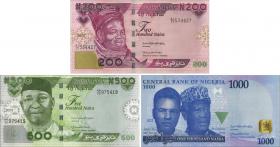 Nigeria P.neu 200 - 1000 Naira 2022 (1) 