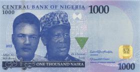Nigeria P.49a  1000 Naira 2022 (1) 