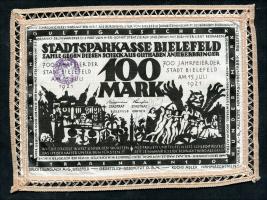 Bielefeld GP.21bd 100 Mark 1921 Leinen (1) Spitze, N0.4 