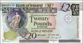 Nordirland / Northern Ireland P.085 20 Pounds 2008 (1) 