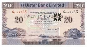 Nordirland / Northern Ireland P.342a 20 Pounds 2007 (1) 