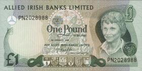 Nordirland / Northern Ireland P.001a 1 Pound 1982 (1) 