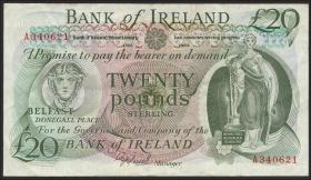 Nordirland / Northern Ireland P.069 20 Pounds 1983 Gedenkbanknote (3) 