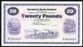 Nordirland / Northern Ireland P.190a 20 Pounds 1970 (1/1-) 
