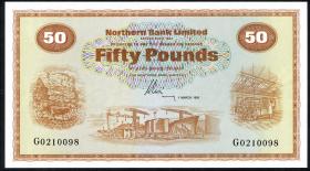 Nordirland / Northern Ireland P.191c 50 Pounds 1981 (1/1-) 
