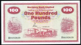 Nordirland / Northern Ireland P.192d 100 Pounds 1978 (2) 