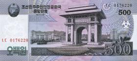 Nordkorea / North Korea P.63 500 Won 2008 (2009) (1) 