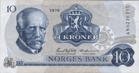 Norwegen / Norway P.36b 10 Kronen 1976 (1) 
