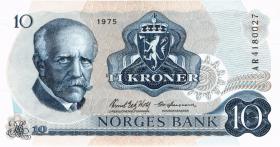 Norwegen / Norway P.36b 10 Kronen 1975 (1) 