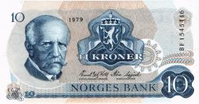 Norwegen / Norway P.36c 10 Kronen 1979 (1) 