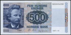 Norwegen / Norway P.44c 500 Kronen 1997  (1) 