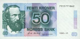 Norwegen / Norway P.42e 50 Kronen 1990 (1) 