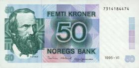 Norwegen / Norway P.42f 50 Kronen 1995 (1) 