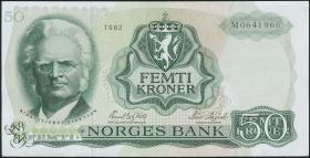 Norwegen / Norway P.37d 50 Kronen 1982 (2+) 