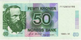 Norwegen / Norway P.42e 50 Kronen 1993 (1) 
