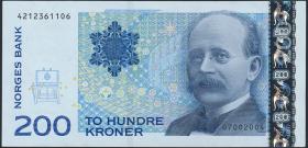 Norwegen / Norway P.50c 200 Kroner 2004 (1) 