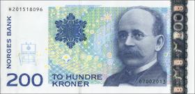 Norwegen / Norway P.50f 200 Kronen 2013 (1) 