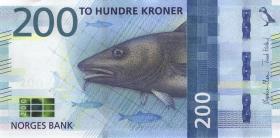 Norwegen / Norway P.55 200 Kronen 2016 (1) 
