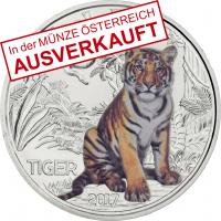 Österreich 3 Euro 2017 Tiger 
