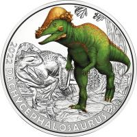 Österreich 3 Euro 2022 Pachycephalosaurus wyomingensis 