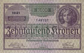 Österreich / Austria P.085 10000 Kronen 1924 (2) 