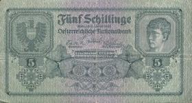 Österreich / Austria P.088 5 Schillinge 1925 (3) 