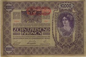 Österreich / Austria P.066 10000 Kronen 1918 II. Auflage (2) 