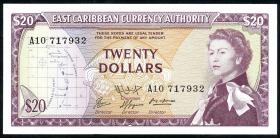 Ost Karibik / East Caribbean P.15g 20 Dollars (1965) (1) 