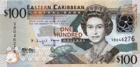 Ost Karibik / East Caribbean P.51 100 Dollars (2008) 