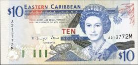 Ost Karibik / East Caribbean P.32m 10 Dollars (1994) (1) 