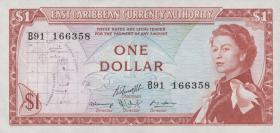 Ost Karibik / East Caribbean P.13g 1 Dollar (1965) (1) 