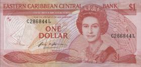 Ost Karibik / East Caribbean P.17l 1 Dollar (1985-88) 