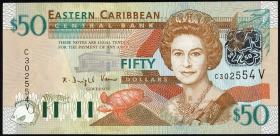 Ost Karibik / East Caribbean P.45v 50 Dollars (2003) (1) 