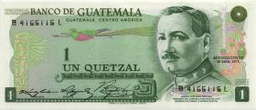 Guatemala P.059c 1 Quetzal 1977 (1) 