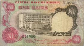 Nigeria P.15c 1 Naira (o.J.) (3) 