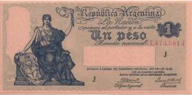 Argentinien / Argentina P.251 1 Peso (1935) J (1) 