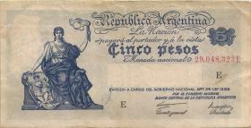 Argentinien / Argentina P.252 5 Pesos (1935) E (3) 