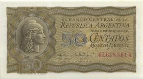 Argentinien / Argentina P.259b 50 Centavos 1947 (1) 