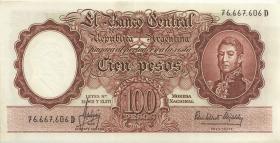 Argentinien / Argentina P.272 100 Pesos (1957-67) (2) 
