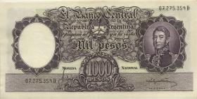 Argentinien / Argentina P.279b 1.000 Peso (1966-69) (2) U.2 