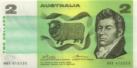 Australien / Australia P.43a 2 Dollars (1974) (2) 