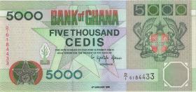 Ghana P.31b 5000 Cedis 1995 (1) 