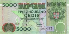 Ghana P.34i 5000 Cedis 2003 (1) 